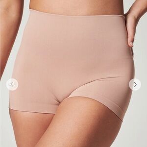 SPANX EcoCare Seamless Shaping Boy Shorts in Ostmeal - 3 available